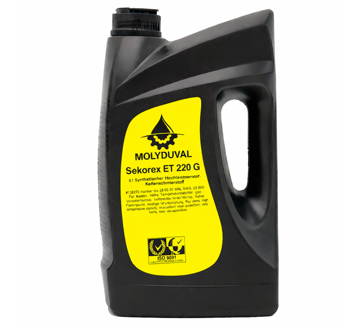 Molyduval Sekorex ET 220 G – Sintētiska augstas temperatūras ķēžu eļļa