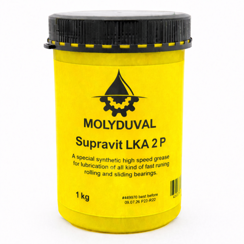 Molyduval Supravit LKA 2 P – Sintētiska smērviela augstiem apgriezieniem