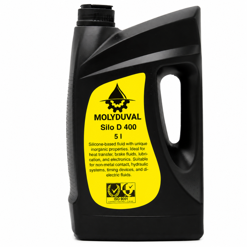 MOLYDUVAL Silo D 400 – Plataus temperatūrų diapazono silikoninė alyva