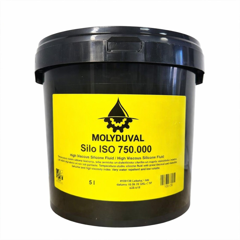 Silo ISO 750.000  - plataus temperatūros diapazono silikoninė alyva