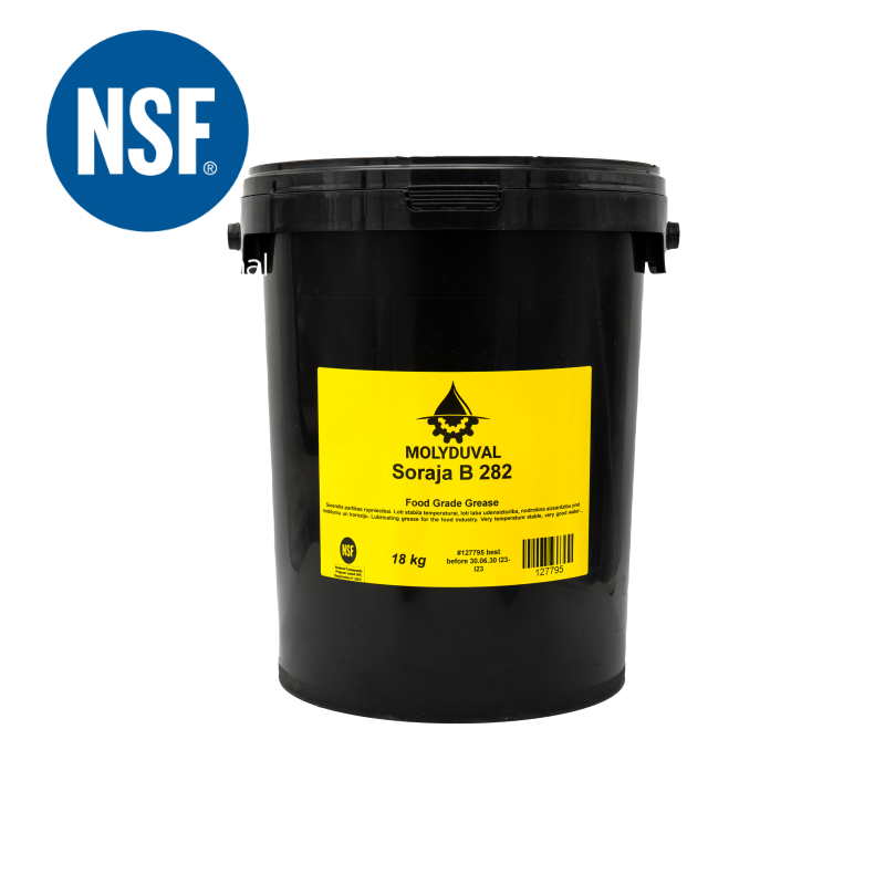 Soraja B 282 - Fett för livsmedelsindustrin