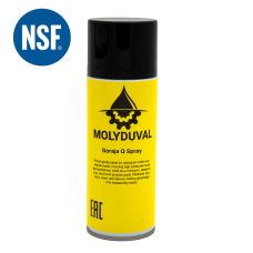 Molyduval Soraja Q Spray - Baltā montāžas pasta pārtikas rūpniecībai