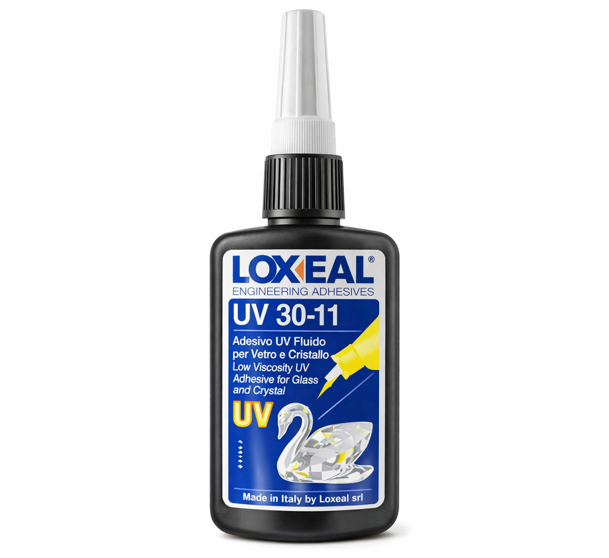 Loxeal 30-11 UV līme – Precīzai stikla un plastmasas līmēšanai