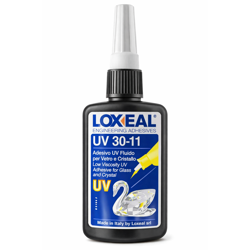 Loxeal 30-11 UV līme – Precīzai stikla un plastmasas līmēšanai