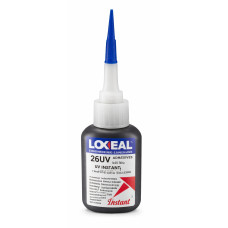 Loxeal 26UV – Mažo klampumo UV momentiniai klijai