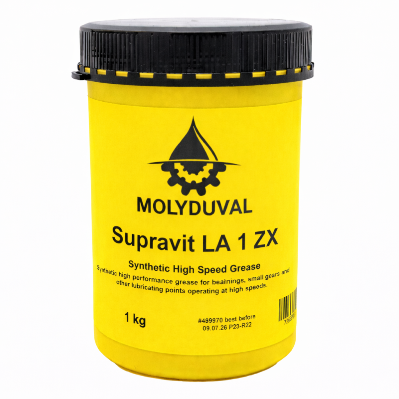 Molyduval Supravit LA 1 ZX – Sintētiska smērviela augstiem apgriezieniem