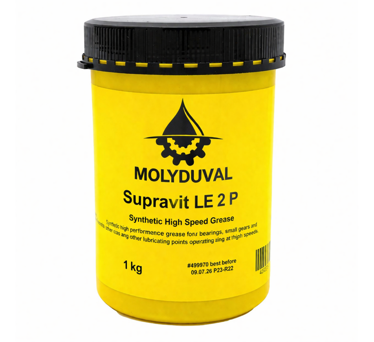 Molyduval Supravit LE 2 P – Sintētiska smērviela augstiem apgriezieniem