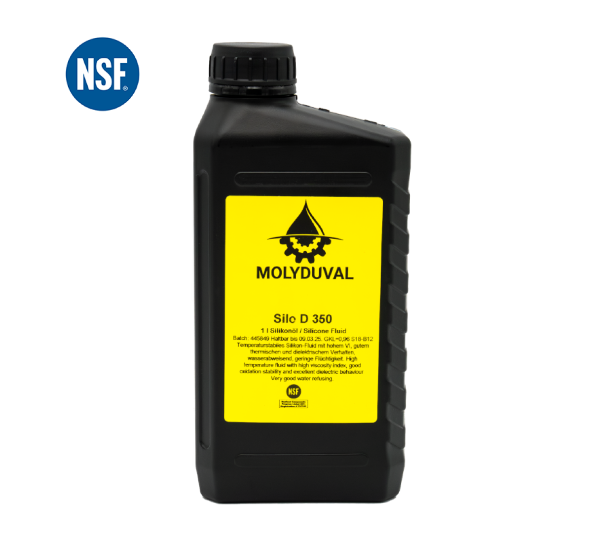 Molyduval Silo D 350 cSt - Silikona Eļļa Gumijām, Plastmasām un Metālam