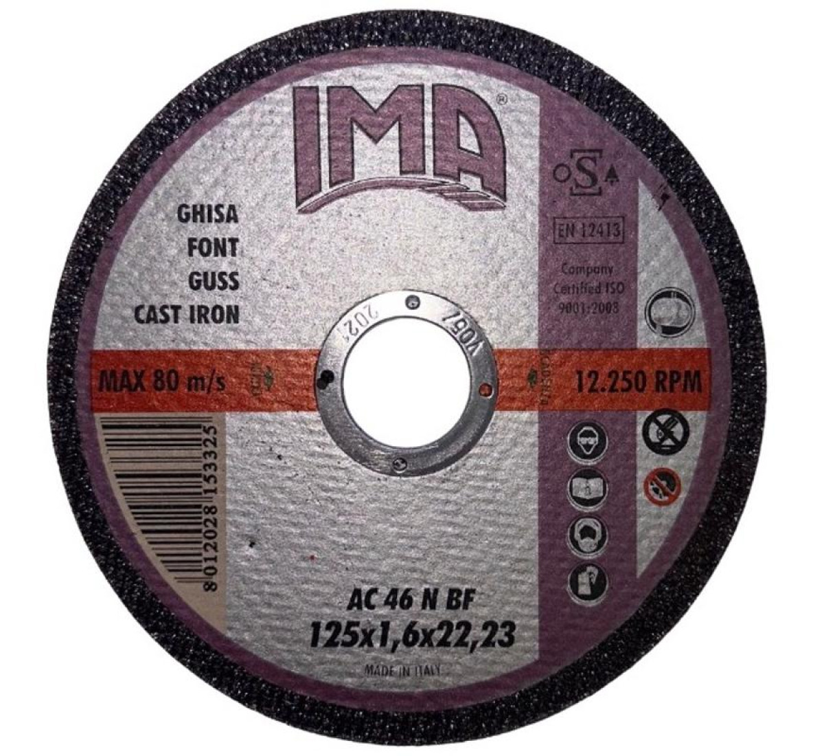 IMA Ghisa Cast Iron - Griešanas diski čugunam