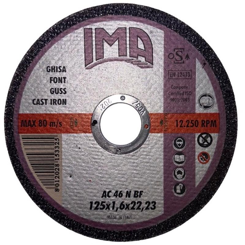 IMA Ghisa Cast Iron - Griešanas diski čugunam