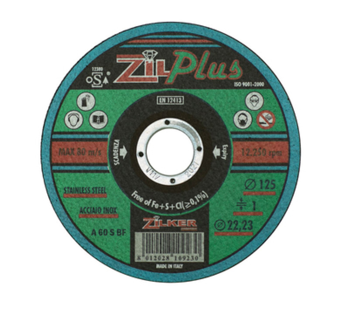 Zil Plus Inox - Griešanas diski nerūsējošajam tēraudam 