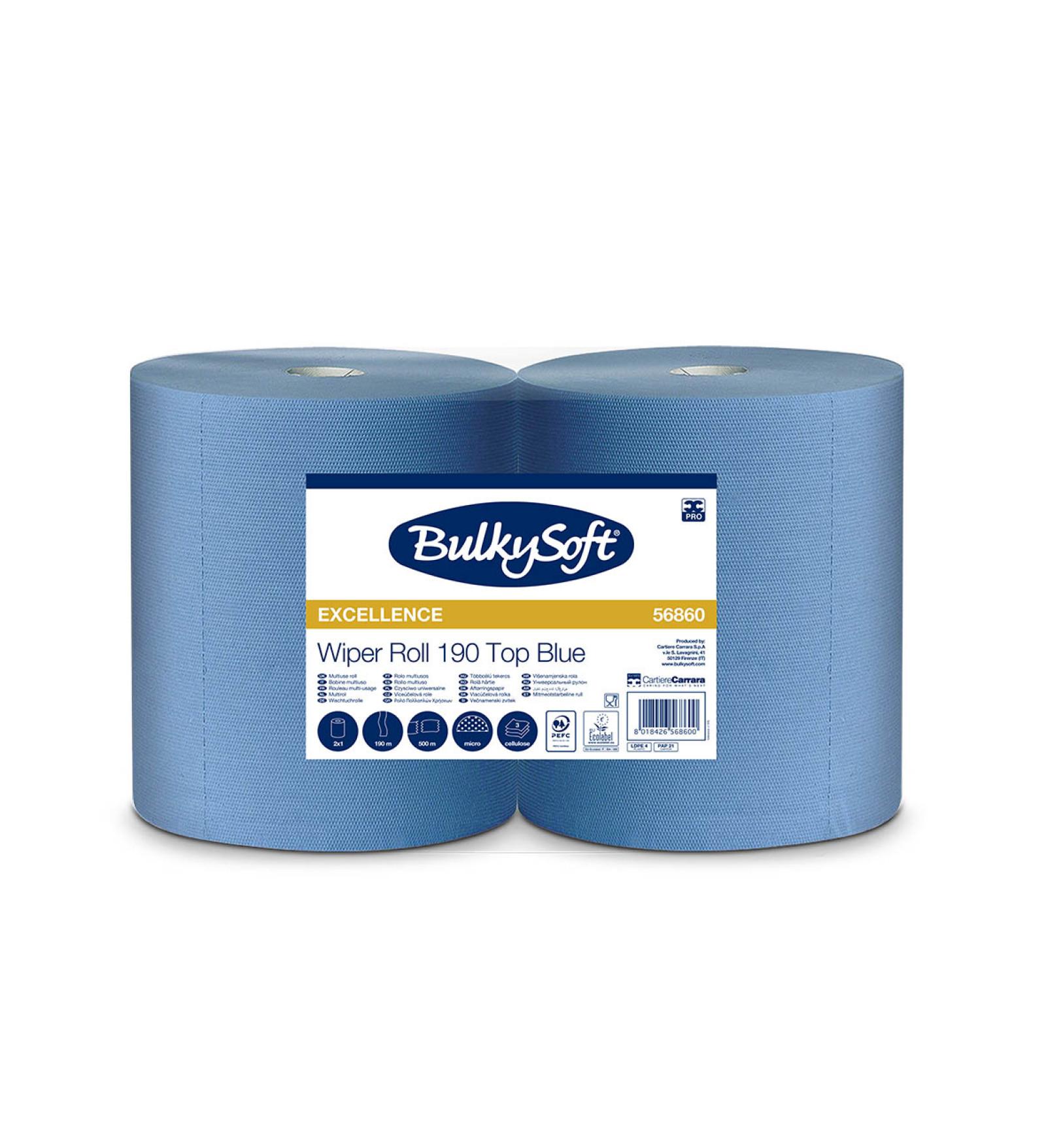 BulkySoft Excellence - Industriāls tīrīšanas papīrs 190 m