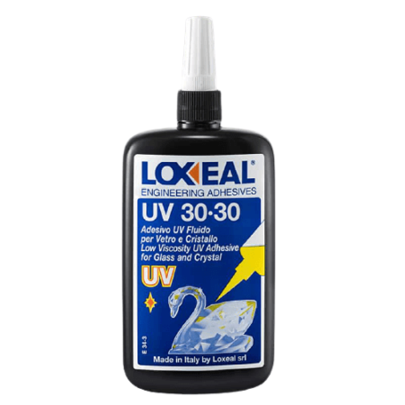 Loxeal UV 30-30 – Ultra Violet curing adhesive.