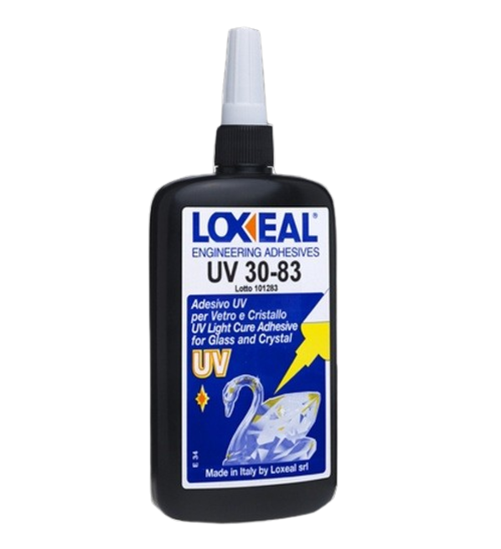 Loxeal UV 30-83 – ultraviolettkiirgusega kõvenev liim.