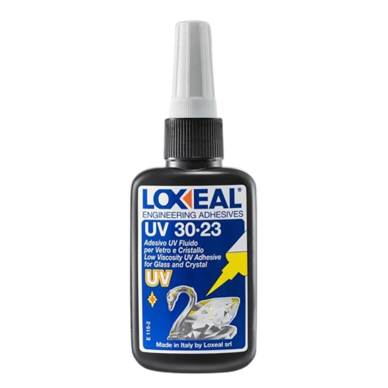 Loxeal UV 30-23 – Ultra Violet curing adhesive.