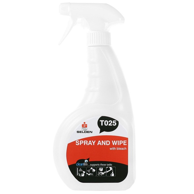 Selden Spray & Wipe with Bleach – Bakterizides Reinigungsmittel