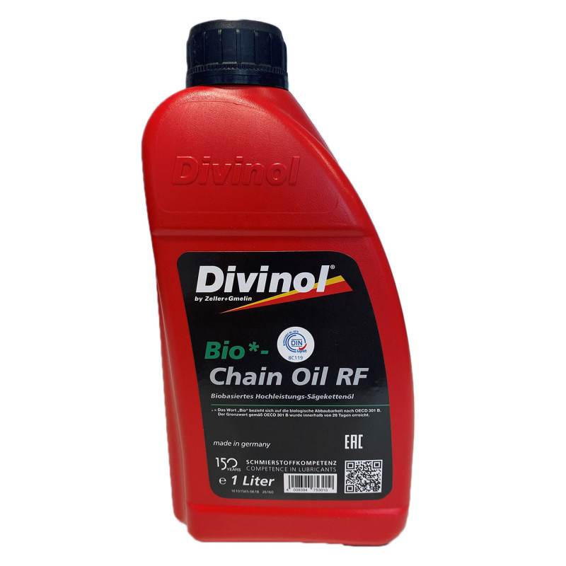Divinol Bio Chain Oil RF 1L – Aplinkai draugiška grandinės alyva